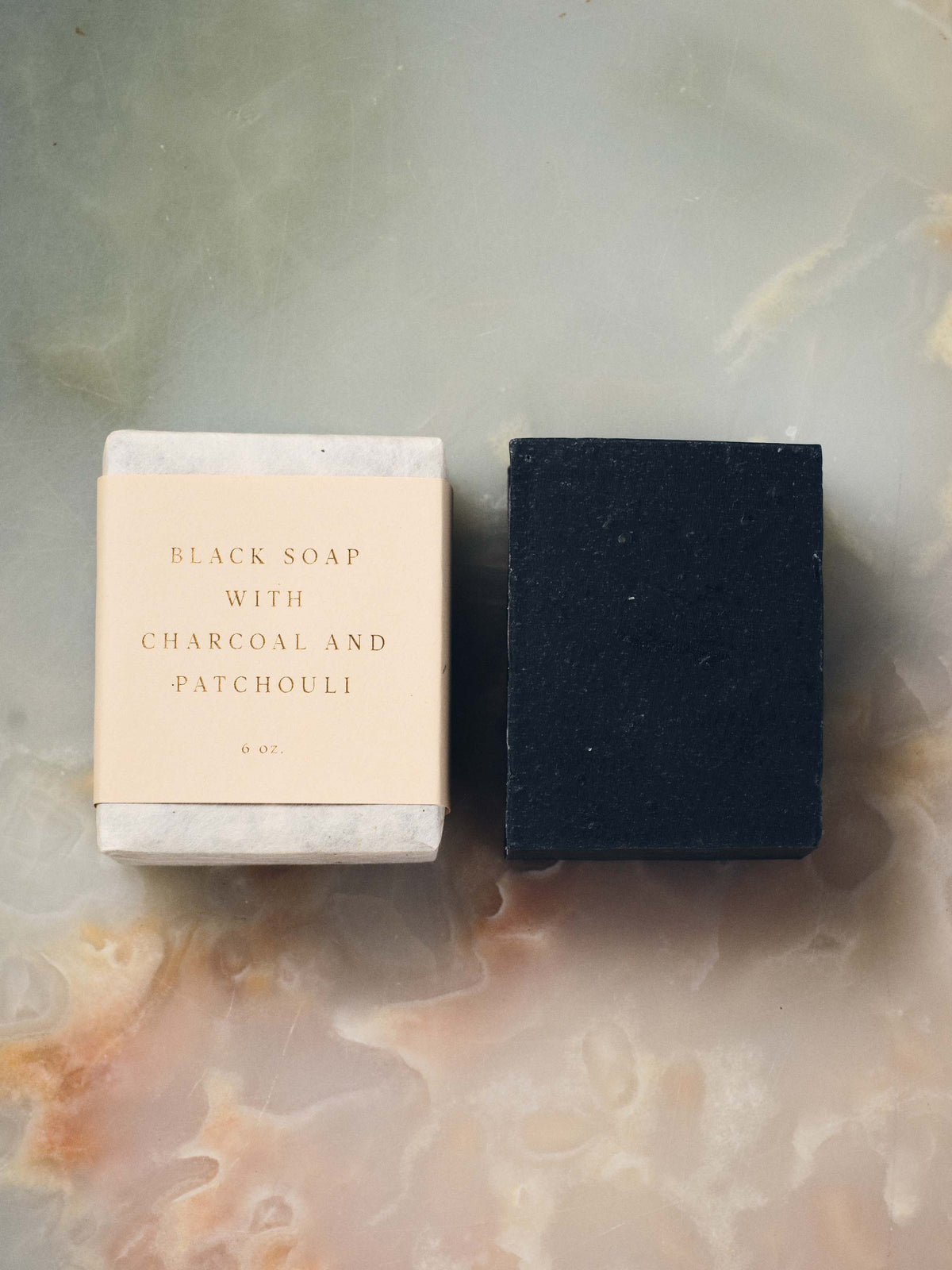 Black Soap with Charcoal and Patchouli